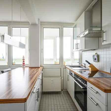 Komfortable Ferienwohnung Fuer 2 Am Suedstrand Mit Wintergarten & Meerblick Wohnung 12 Apartment Wilhelmshaven